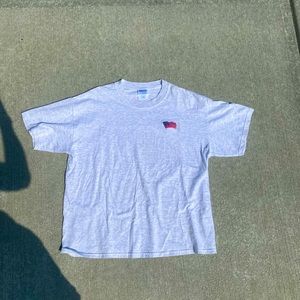 AMERICAN FLAG EMBROIDERED TEE